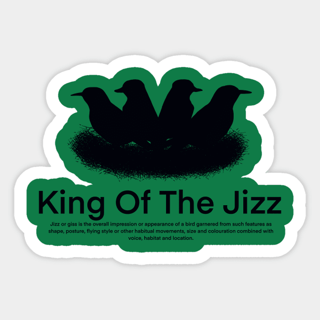 King Of The Jizz Sticker by Armor Class